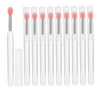 Ipetboom Juego De 10 Pinceles Labiales Aplicador De Lápiz Labial Silicona Exfoliante Labial De Limpiar Kit Maquillaje