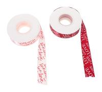 Ipetboom Juego de 2 Cintas para Envolver Regalos San Valentín Cinta de Malla Poliéster Estampado de Corazones Colores Rosa y Vino para Ramo y Manualidades Románticas