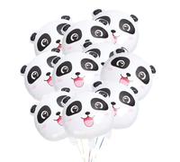 Ipetboom Juego de 20 Globos de Aluminio Forma de Panda, 18 Pulgadas, Colores, Globos Decorativos para Fiestas de Cumpleaños Infantiles y Festivales