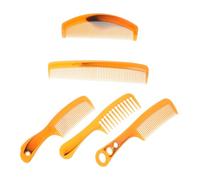 Ipetboom Juego De 5 Peines Para Cabello Mojado y Rizado, Peine Desenredante Antiestático De Plástico Oxford, Varios Tamaños, Para Mujer y Estilistas, Uso Profesional En Salón De Belleza