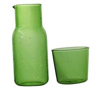 Ipetboom Juego de Jarras de Vidrio de 500Ml Jarra de Agua Transparente Hecho de Vidrio para Alimentos para Bebidas Frías y Calientes para Uso y Dormitorio