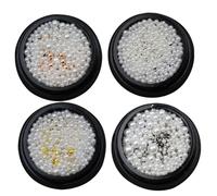 Ipetboom Kit 4piezas Decoración De Accesorios Para Nail Art Pegatinas De Decoración