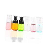 Ipetboom Kit de 3 Botellas de Viaje Recargables Botella Spray Vacía Jabón Loción Adecuado para Viajes Gimnasio Oficina Color Aleatorio