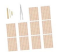 Ipetboom Kit De Acupuntura Auricular 3 Piezas Parches Saludables Para Oreja, Herramienta Oído, Acupresión Portátil, Uso Terapéutico Para Estrés y Bienestar