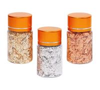 Ipetboom Kit De Láminas Doradas Para Uñas Foil Para Decoración Brillo Fácil De Usar Para Manicura Casa y Fiestas