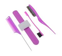 Ipetboom Kit de Teñido del Cabello Peine Magnético y Accesorio para Sujetar, 4 Piezas Reutilizables, Superficie Lisa y Fácil Limpieza, para Uso en Salones de Peluquería y Hogar