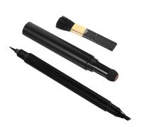 Ipetboom Lápiz Para Rellenar Barba Kit De Lápiz De Barbero Con Pincel Polvo Para Barba Para Estilizar y Cuidar La Hombres