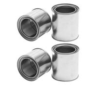 Ipetboom Latas de Pintura Vacías de Hojalata 500 Ml con Tapa Hermética Cubos Pequeños Redondos Metálicos para Almacenamiento y Muestras Recipientes Sellados para Bricolaje y Arte Pack