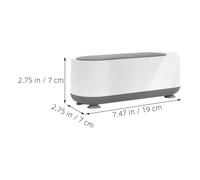 Ipetboom Limpiador Ultrasónico de Joyas Portátil Multifuncional de 1 Unidad, Material Pp Ligero, Tamaño Mini para Limpieza de Anillos, Gafas y Lentes Hogar