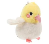 Ipetboom Llavero de Peluche de Loro Suave para Bolso Colgante de Pájaro Realista de Felpa Accesorio para Mujer Obsequio para Fiestas Temáticas 1 Pieza