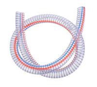 Ipetboom Manguera de Succión PVC Reforzada Alambre Flexible y Transparente Manguera de Drenaje para Agua y 10 Metros