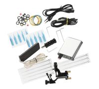 Ipetboom Máquina De Tatuar Rotatoria Kit Completo Negro Motor Estable Profesional Portátil Para Tatuador Aprendiz Uso En Estudio Artístico