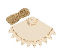 Ipetboom Marcapáginas de Madera sin Pintar Forma de Lápiz 10 Unidades Pequeñas para Manualidades Diseño Hueco y Cuerda para Colgar Adecuado para Estudiantes y Lectores