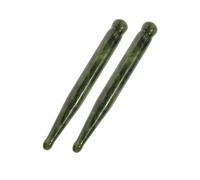 Ipetboom Masajeador de Jade para Relajación Muscular y Reducción de Hinchazón, Herramienta de Masaje Facial y Corporal Set de 2 Piezas para Uso en Casa