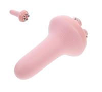 Ipetboom Masajeador de Mano Rodillo de Bola 360° para Músculos, Dispositivo Portátil para Masaje y Relajación Muscular, Color Rosa, Tamaño Compacto, Adecuado para Muslos, Abdomen y Uso
