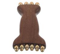 Ipetboom Masajeador De Sándalo Verde Herramienta De Masajeador Facial Palo De Masaje Facial De Madera Chocolate