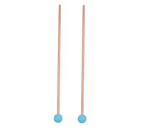 Ipetboom Mazos de Marimba Madera Cabeza Redonda de Silicona para Percusión para Xilófono Escolar y Prácticas de Música