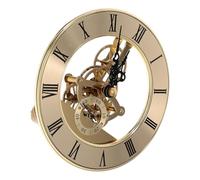 Ipetboom Mecanismo de Reloj Metálico Transparente de 126 MM Movimiento Silencioso y Preciso Piezas de Repuesto para Relojes de Pared y Sobremesa Kit de Reparación para Maquinaria