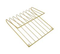 Ipetboom Metal Wall File Rack Montado Pared Organizador de Revistas y Documentos de Alambre Metálico Resistente Estante para Periódicos y Libros para Hogar Oficina y Biblioteca