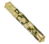 Ipetboom Mezuzah Metálica con Pergamino Bendición Decoración para Puerta Resistente y Elegante Ornamento Judío Tradicional para Hanukkah y Hogar Protección Espiritual Duradera