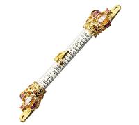 Ipetboom Mezuzah Metálica Religiosa con Diseño Antiguo Redondeados y Superficie Lisa para Puerta Exterior Derecho Fácil Instalación con Ligera y Decorativa para Hogar Judío