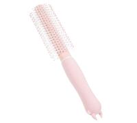 Ipetboom Mini Cepillo Rizador Peine para Cabello Rizado Cepillo para Rizar el Cabello para Peinado Casa Mango para Comodidad Peine para Rulos