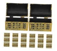 Ipetboom Mini Cofres Del Tesoro Pequeños 3,7 Cm Plástico Realista Para Fiestas y Decoración Temática Pirata, Cajitas De Obsequio y Recuerdos, Set De 20 Piezas Para Miniaturas y Eventos