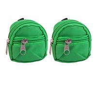 Ipetboom Mini Llavero Mochila y Monedero para Niñas, Set de 2 Piezas Cremallera, Tamaño 25X20 CM, Adecuado para Guardar Monedas Bolso Pequeño