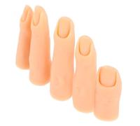 Ipetboom Modelo De Mano Para Uñas Práctica Artística Dedos Móviles Silicona Flexible