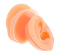 Ipetboom Modelo de Oreja de Silicona Suave y Flexible Modelo de Oreja Artificial Reutilizable para Practicar Perforaciones Herramienta de Enseñanza para Expositor de Pendientes