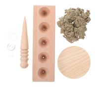 Ipetboom Molde De Conos De Moxa Para Diy De Herramientas Manuales Para Cocina y Manualidades Fabricación De Cono De Artemisa Varias Medidas Accesorio Para Hogar