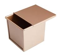 Ipetboom Molde para Hornear Pan con Tapa Hermética Diseño Liso sin Textura Antiadherente para Pan Casero Caja Tostadora Ondulada Resistente para Uso Diario y Almacenamiento Fresco