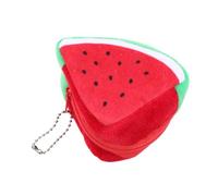 Ipetboom Monedero De Sandía Triangular para Mujer Monedero De Frutas De Dibujos Animados Bolso para Guardar Llaves y Lápiz Labial Hecho De Materiales Suaves y Estéticos