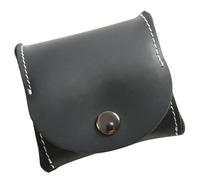 Ipetboom Monedero Pequeño de Piel Negra para Hombres Textura Flexible y Diseño Retro, Práctico para Oficina y Ocasiones Diarias