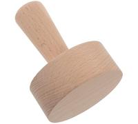Ipetboom Natural Wood Egg Tart Tamper Precise Pastry Dough Press For Mini Cheesecakes And Desserts DIY Baking Tool With Quick Release For Even Crusts And Easy Tart Formation