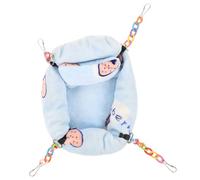Ipetboom Nido De Hámster Guardián De Cricket Rueda De Chinchilla Cama De Conejillo De Indias Jaula Pequeña para Mascotas Hamaca Cama Jaula De Hámster Cama Cálida para Dormir para Hámster