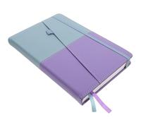 Ipetboom Organizador de Direcciones A5 para Contraseñas Etiquetas Alfabéticas Libreta de Direcciones Portátil en Colores Azul y Morado Cuaderno para Gestión de Sitios Web y Números
