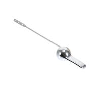 Ipetboom Palanca de Descarga Mango Retro para Tanque de Inodoro Doméstico en Color Plata de Abs y Aluminio, Ligera y Resistente para Uso Fácil en Baño