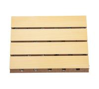Ipetboom Panel Acústico Diseño Creativo de Madera Perforado para Insonorización Absorción de Sonido y Reducción de Ecos Adecuado para Home Theater y Decoración