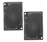 Ipetboom Panel Retrorreflectante Cuadrado 2 Piezas en Material Abs Acrílico Alta Resistencia al Clima para Señalización Vial y Producción Industrial