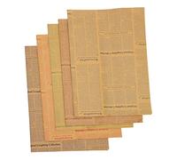 Ipetboom Papel para Envolver Flores Vintage 20 Hojas 50x70 Cm Papel Kraft Reciclado Diseño Periódico Inglés Envoltorio Resistente para Regalos y Manualidades Decorativas