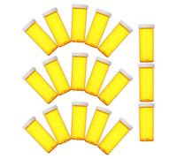 Ipetboom Pastillero Portátil 24 Frascos de Plástico Transparente con Tapas a Prueba, Organizador Compacto para Viajes y Uso Diario, Contenedor Hermético para Medicamentos