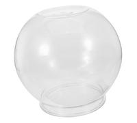 Ipetboom Pecera Redonda De Plástico Transparente Acuario Multiusos Resistente Caídas para Peces y Reptiles Fácil De Limpiar y Mantener para Decoración De Escritorio