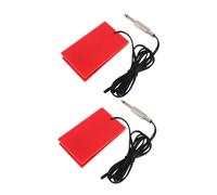 Ipetboom Pedales De Con Interruptor Antideslizante 2 Pedales Ligeros y Portátiles Control Táctil