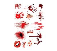 Ipetboom Pegatina De Sangre De Halloween Herida De Halloween Halloween Miedo De Halloween Cicatriz Del Cuerpo De Sangre De Halloween Pegatinas