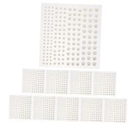 Ipetboom Pegatinas Autoadhesivas De Papel De Aluminio Para Rostro Cuerpo Cabello Manualidades Decorativas 10 Hojas
