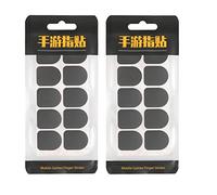 Ipetboom Pegatinas Función Antideslizante y Reducción de Fricción Desechables para Dedos de Fibra de Carbono 2 Bolsas para Juegos en Pantalla Táctil
