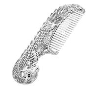 Ipetboom Peine De Aleación Dragón y Peine Decorativo Retro Para Masaje Del Cabelludo y Del Cabello Accesorio De Cuidado Del Cabello Antiguo