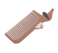 Ipetboom Peine De Animales De Dibujos Animados Rata Masaje Rizo Cuidado Bigudí Desteñir Cabello Peine De Pelo De Mujer Portátil Del Cuero Cabelludo Aleación De Zinc