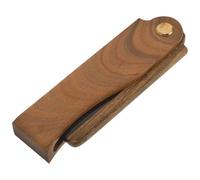 Ipetboom Peine de Cuerno Natural Madera de Pau Peine Plegable para Barba para Hombres para Viajes y Uso Diario